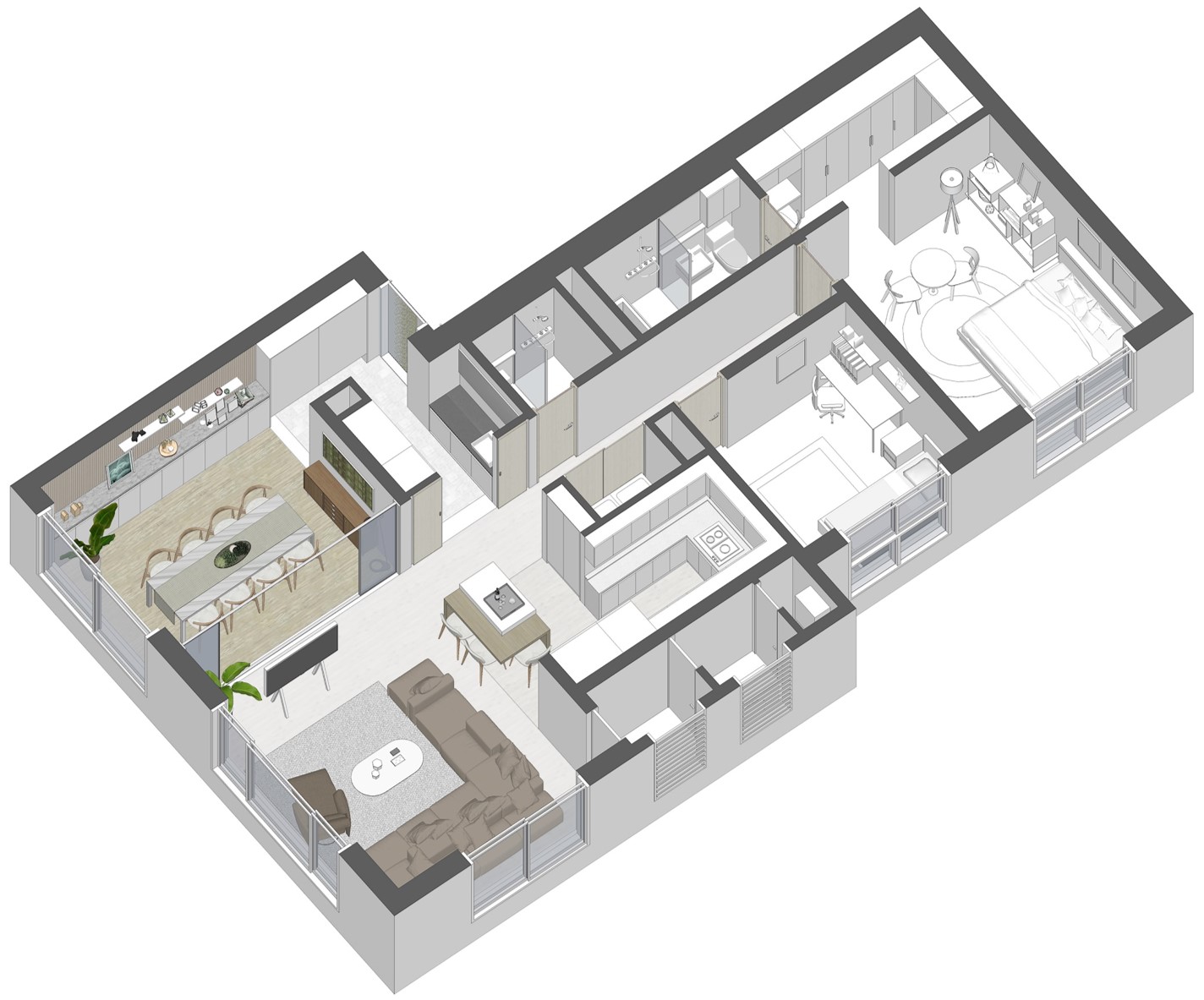 미래소비층을 위한 신평면 개발_엔터라운지