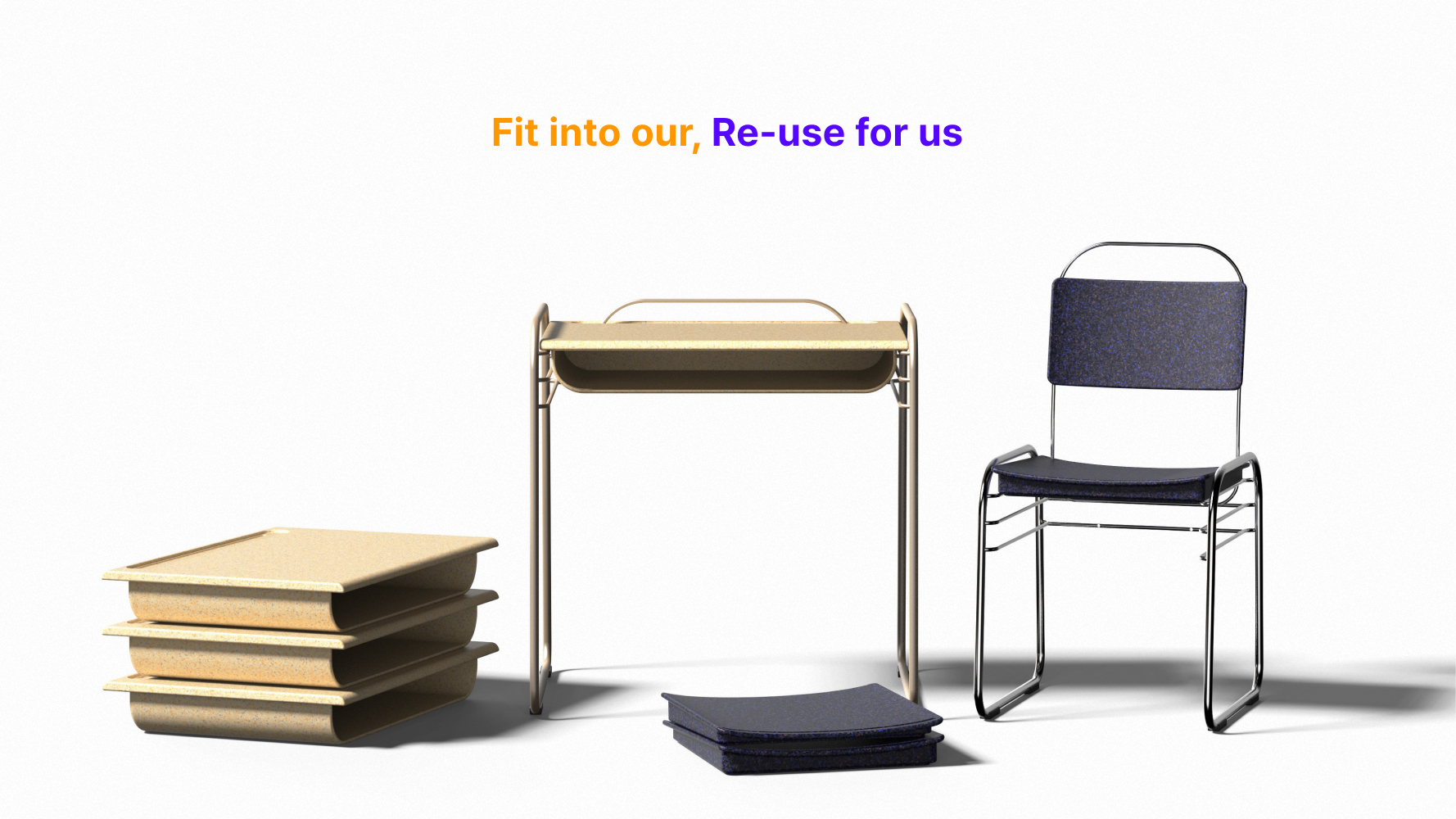 지속가능한 학교 책상과 의자