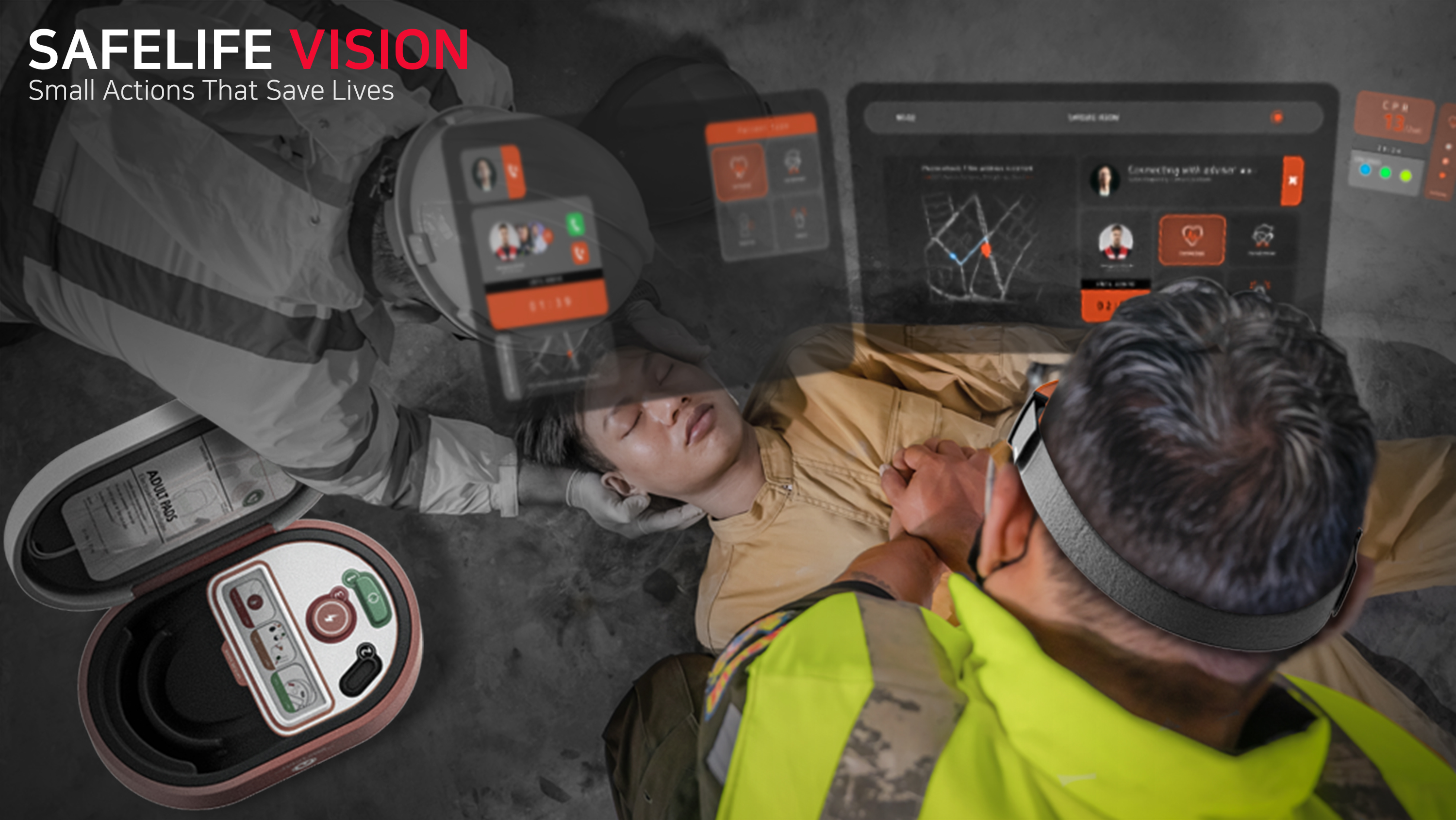 SAFELIFE VISION: CPR 보조 AR기기