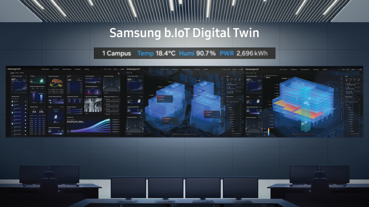 Samsung b.IoT 디지털트윈 솔루션